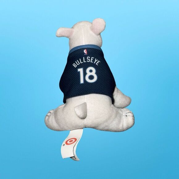 2018 Target Bullseye Dog MN Timberwolves #18 Basketball Plush Stuffed #5559/7000 - Picture 3 of 7